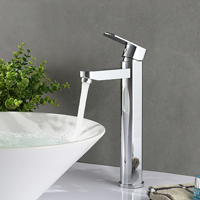 Single handle tall vessel sink faucet in chrome polished finish SW-BFS008(2)