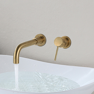 Wall Mounted Luxury Bathroom Faucet Basin Mixer Tap SW-WM002